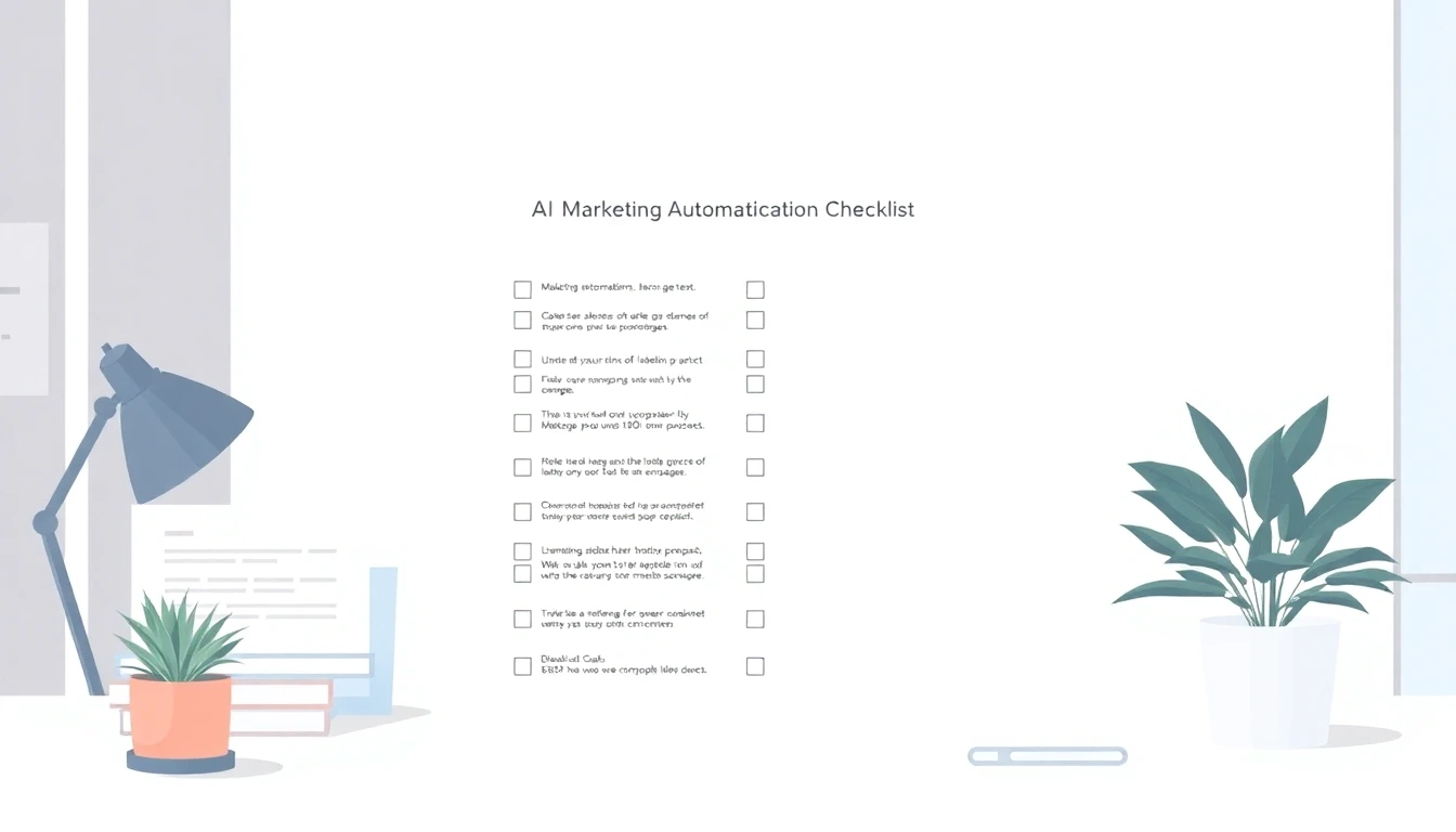 AI Marketing Automation Setup Checklist for Campaign Success