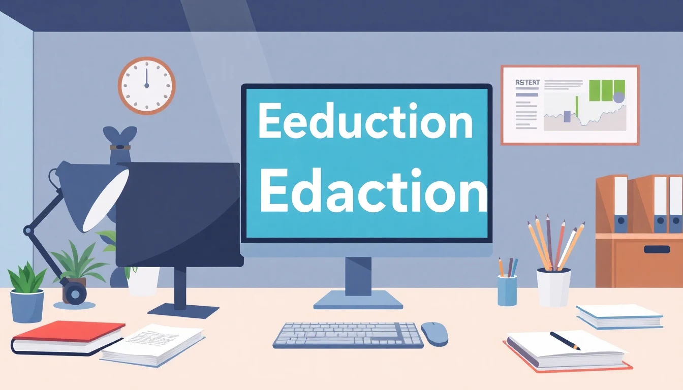 Introduction illustration for education professionals