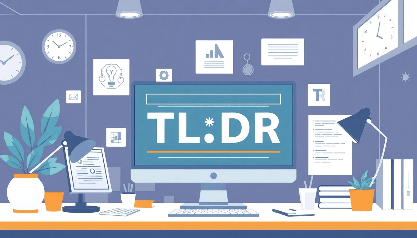 Key Takeaways (TL;DR) illustration for sales professionals