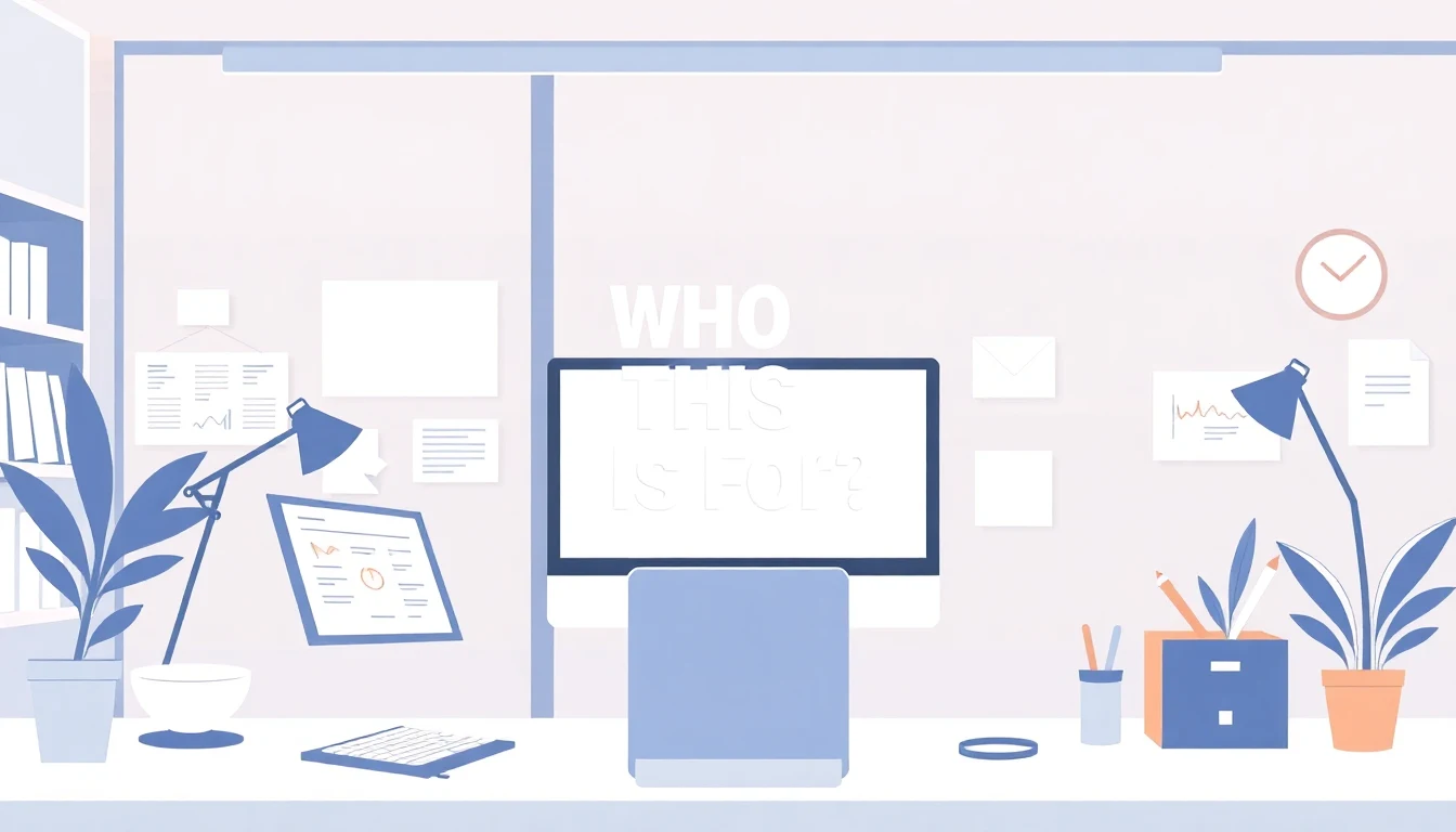 Who This Is For illustration for sales professionals